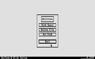 Uniterm atari screenshot